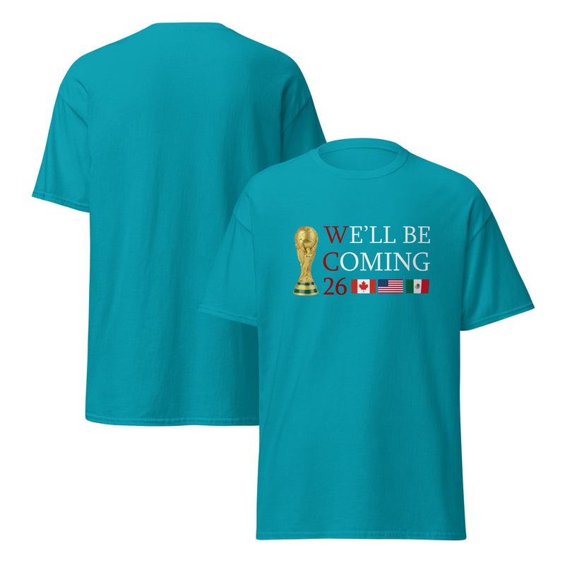 Scotland World Cup Shirt – We’ll Be Coming 2026 Football Unisex Cotton T-Shirt