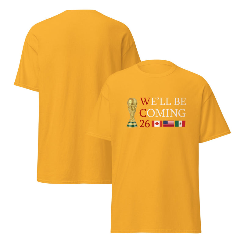 Scotland World Cup Shirt – We’ll Be Coming 2026 Football Unisex Cotton T-Shirt