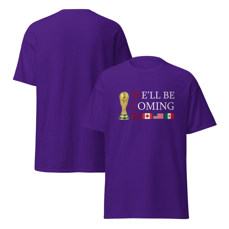 Scotland World Cup Shirt – We’ll Be Coming 2026 Football Unisex Cotton T-Shirt