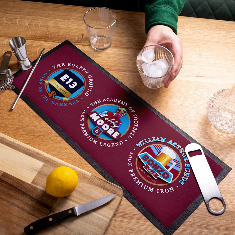 West Ham - Football Legends - Bar Runner