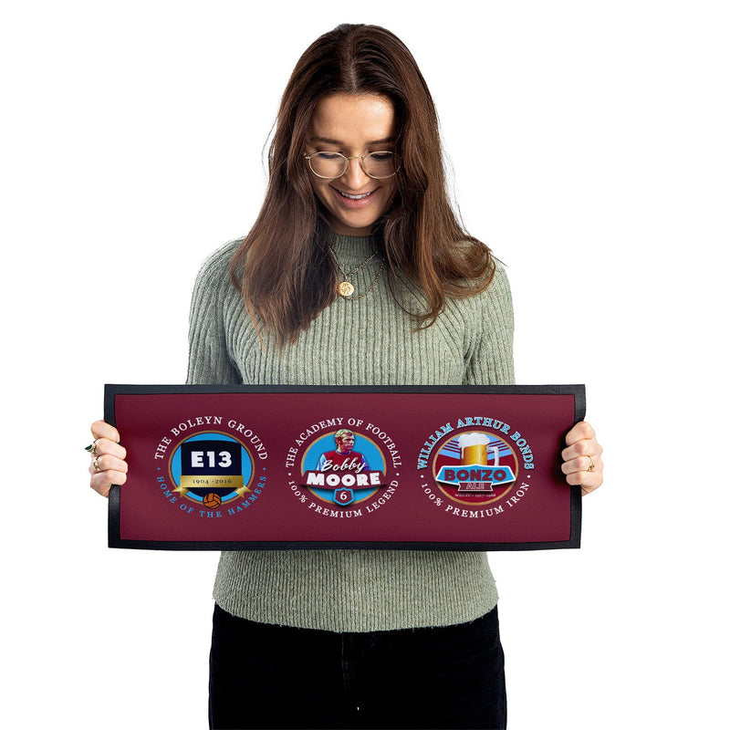 West Ham - Football Legends - Bar Runner