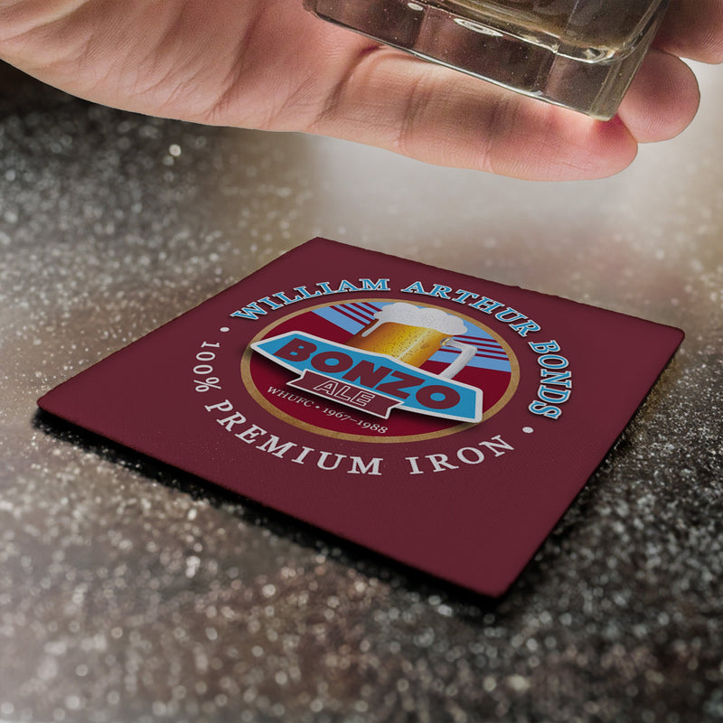 West Ham Bonds - Football Coaster - Square Or Circle