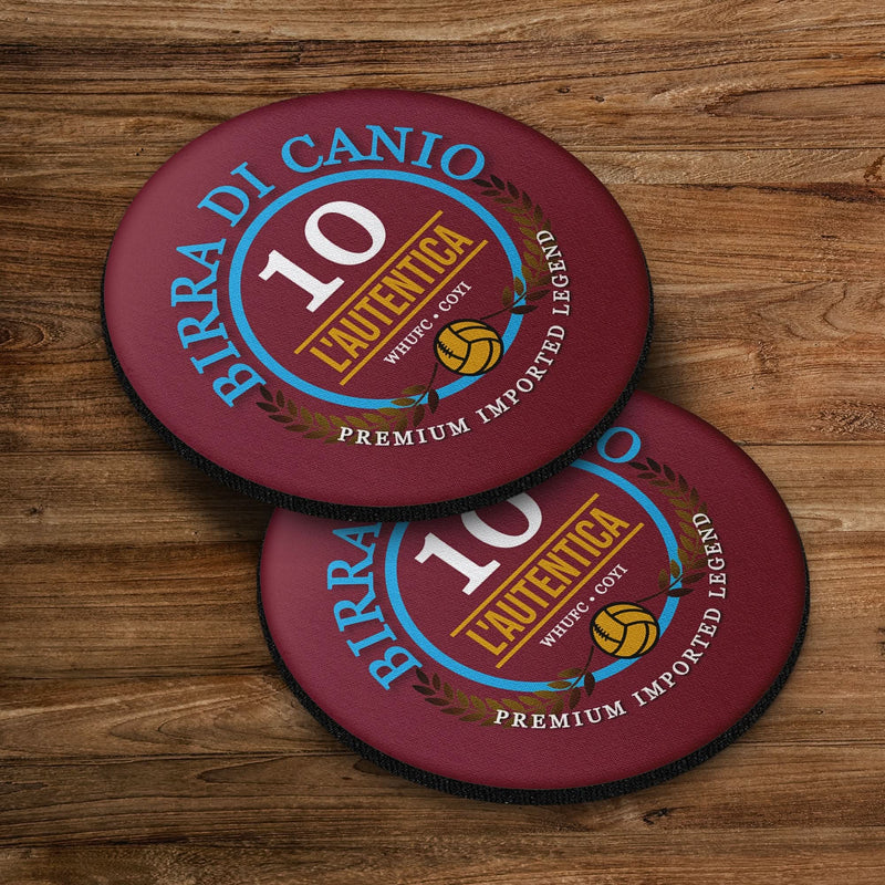 West Ham Di Canio - Football Coaster - Square Or Circle
