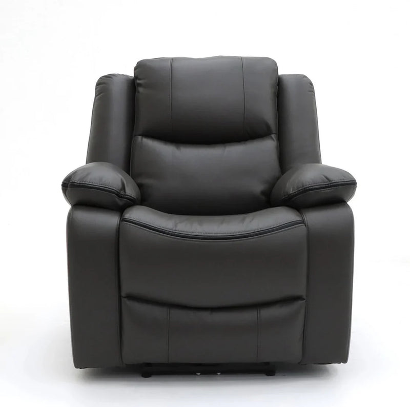 Harald Electric Recliner  Faux Leather Armchair with USB-C Charging