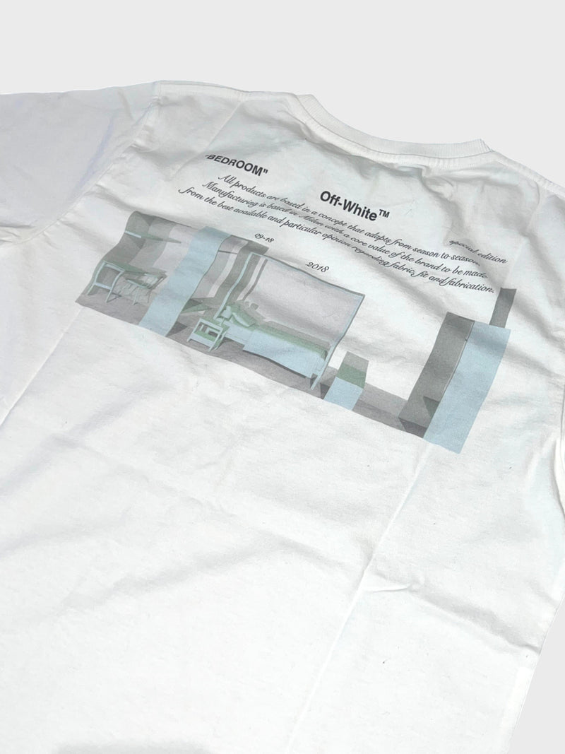 Off-White HS Printed Short Sleeve Tee White
