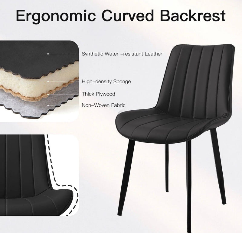 Grey Velvet Dining Chairs Set of 2 & 4| Upholstered Kitchen Chair | Metal Legs | Lounge & Reception