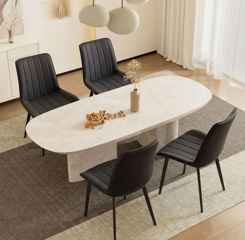 Grey Velvet Dining Chairs Set of 2 & 4| Upholstered Kitchen Chair | Metal Legs | Lounge & Reception