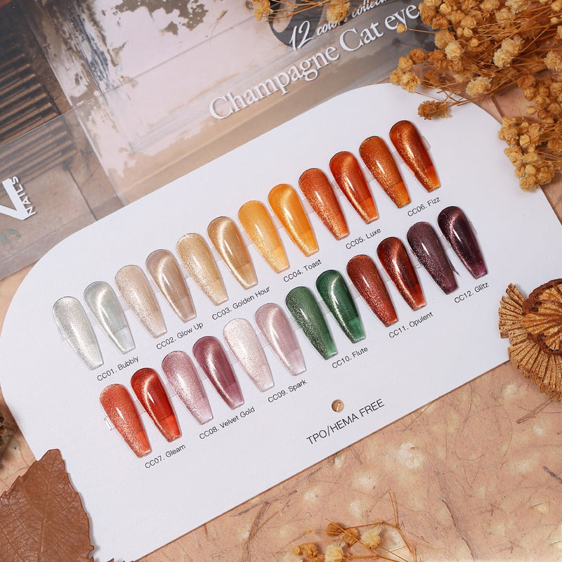 Champagne Cateye- Full Collection 12 Colours (CC)