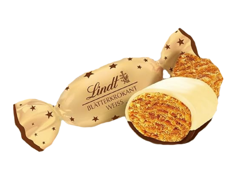 Lindt Luxury Large Toffee Hazelnut Brittle WHITE Chocolates