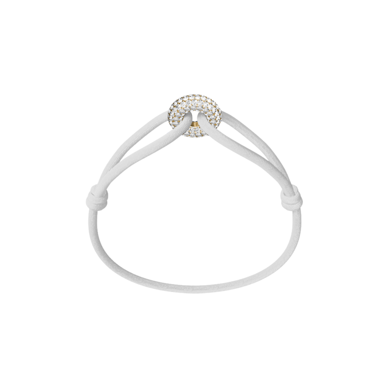 Golden Soho Pavé Cord Bracelet