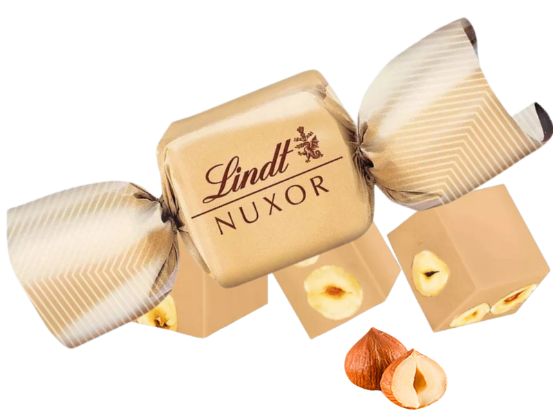 Lindt Nuxor Hazelnut White Chocolate