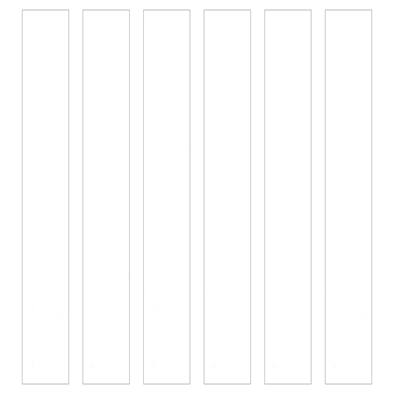 White Paper Chain Card Strips. 5 Meter / 16 Feet Long. Wedding Party Decor