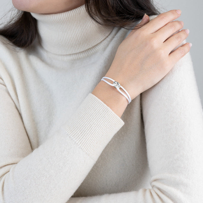 Silver Soho Cord Bracelet