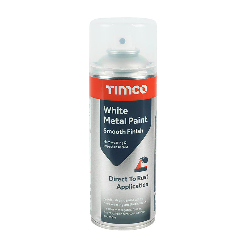 White Metal Paint – Smooth Finish – Aerosol