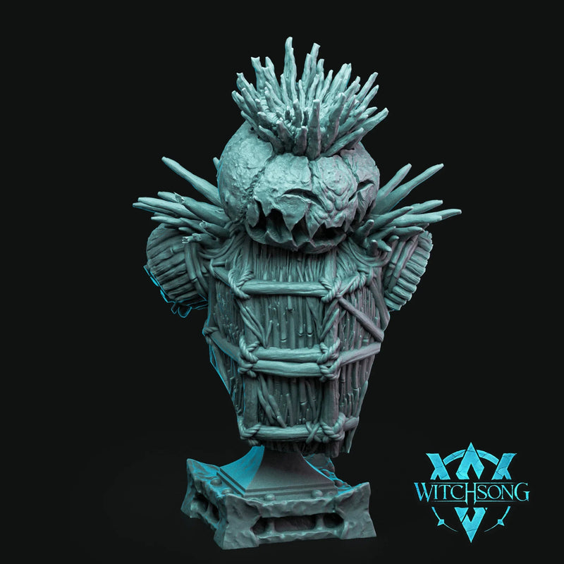Wickerman Golem Bust – 12K Resin D&D Display Piece (With Base)