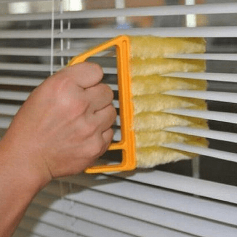Microfiber Window & Blinds Cleaning Brush - Washable Dust Remover Tool for Windows, Blinds & Vent Cleaning