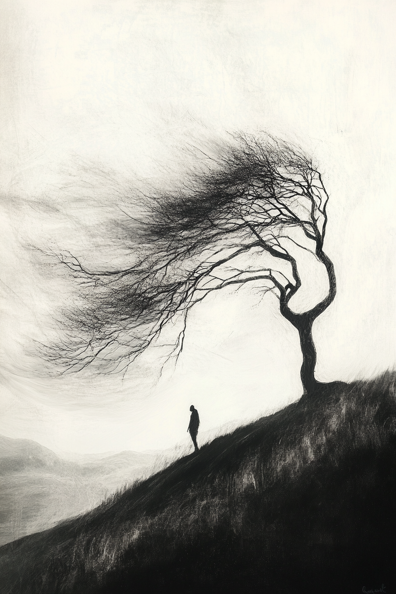 Windswept Solitude Canvas