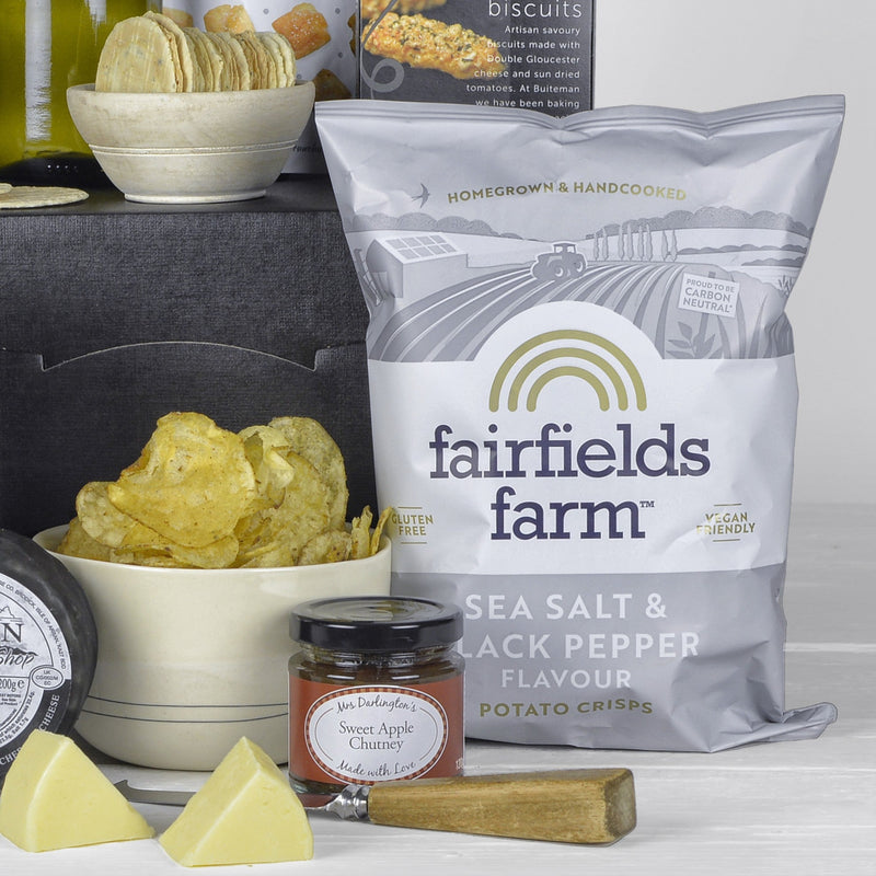 Wine and Cheese Hamper with Charity Donation