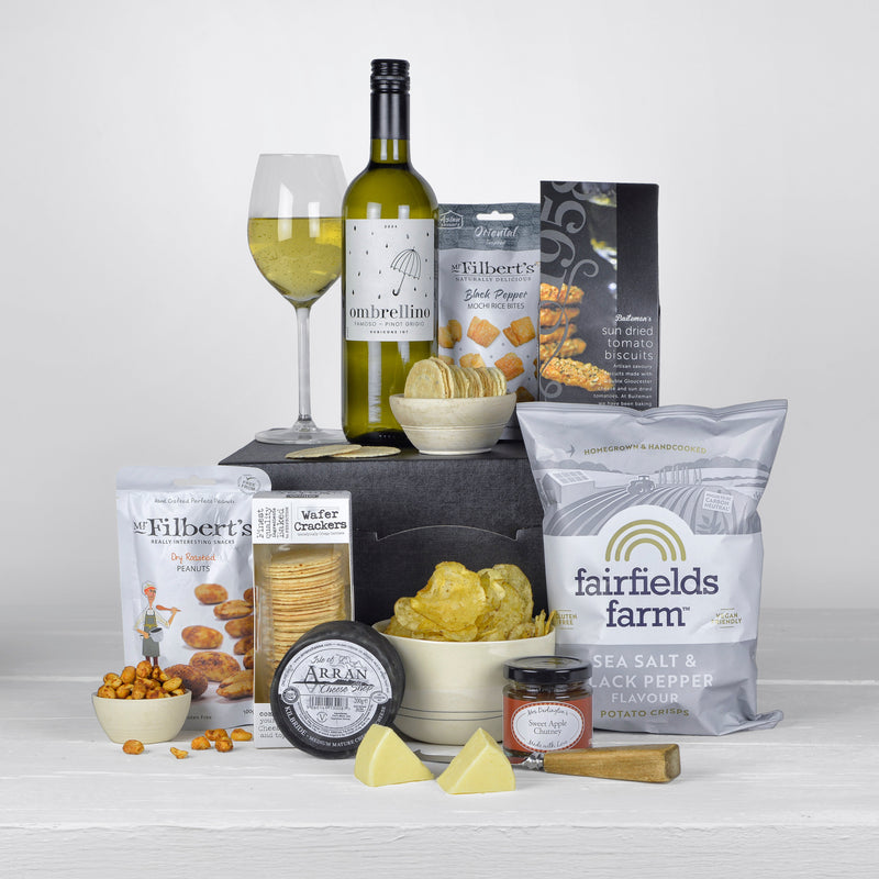 Wine and Cheese Hamper with Charity Donation