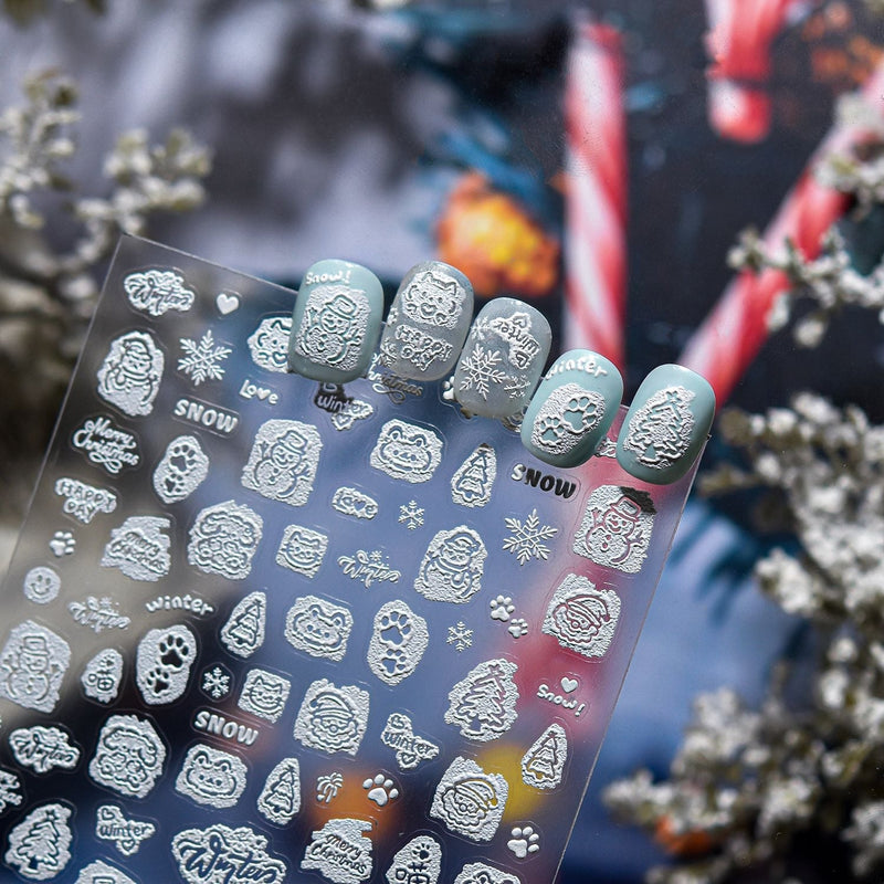 Hello Claws | Snow Nail Deco Sticker