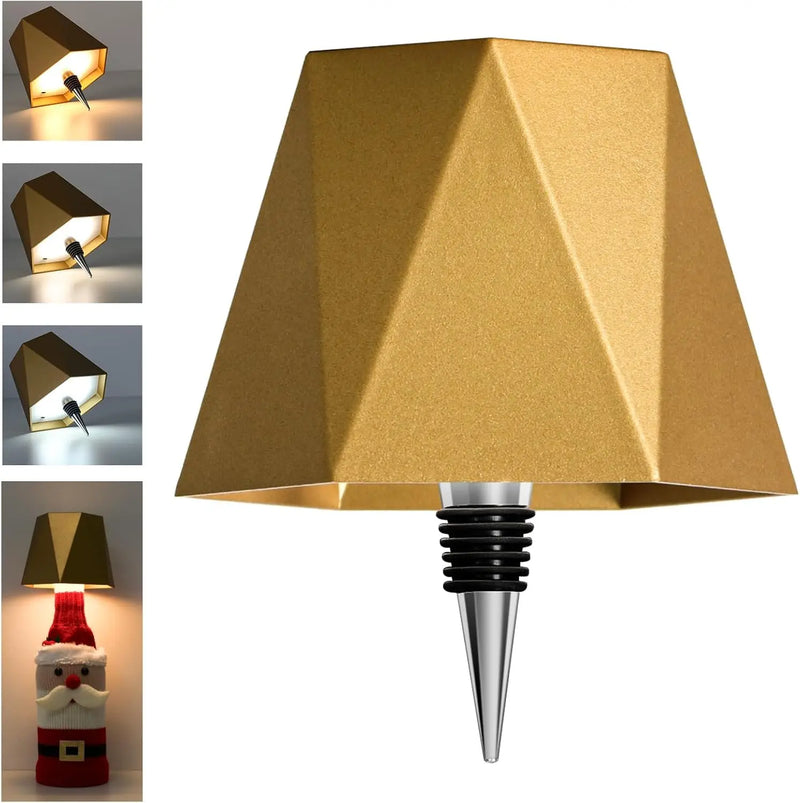 Wireless Wine Spirit Bottle Table Lamp Touch Control Light LED USB Cork Stopper