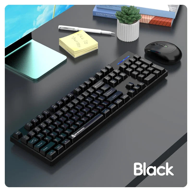 Wireless Keyboard and Mouse Combo Set 2.4G for Laptop & Desktop Computer Gaming