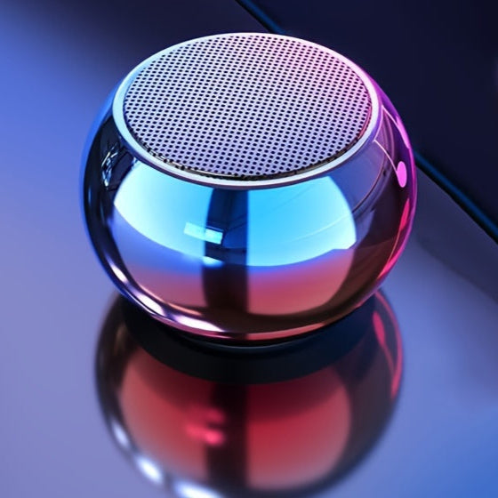 Portable Wireless Bluetooth Speaker with Enhanced Bass & HD Sound - Built-in Mic, Indoor & Outdoor Tabletop Music Player