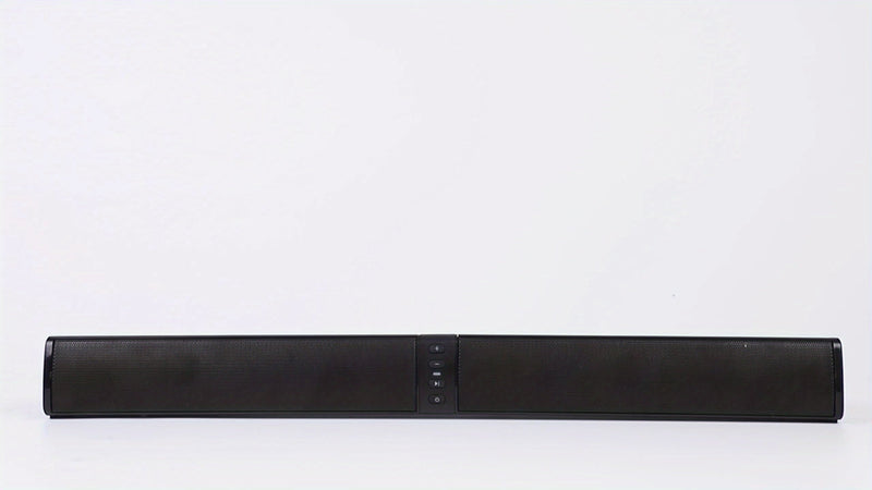 Wireless Soundbar with 3D Surround Sound - Home Theatre Audio System with USB Charging for TV, Movies, Gaming & Music