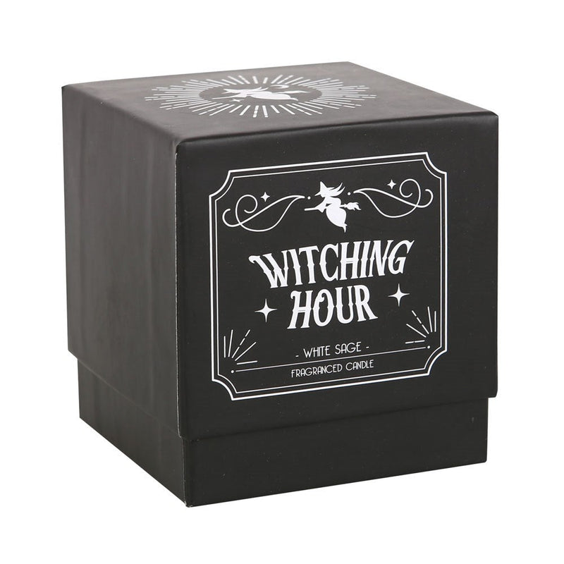 Gothic Gifts Witching Hour White Sage Candle