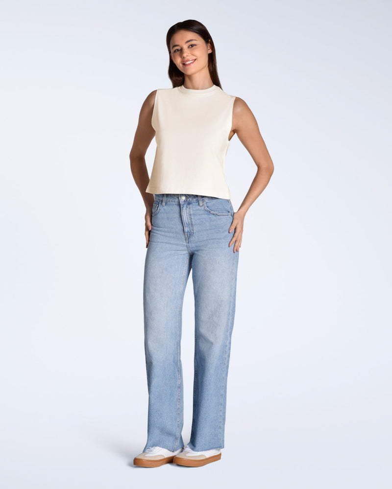 Crew Neck Organic Tank Top