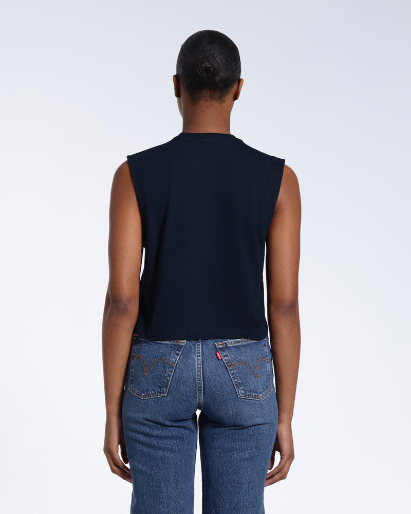 Crew Neck Organic Tank Top