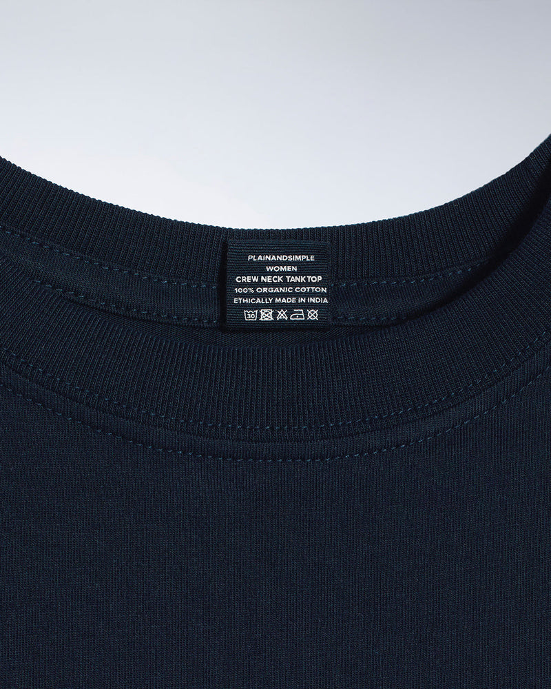 Crew Neck Organic Tank Top