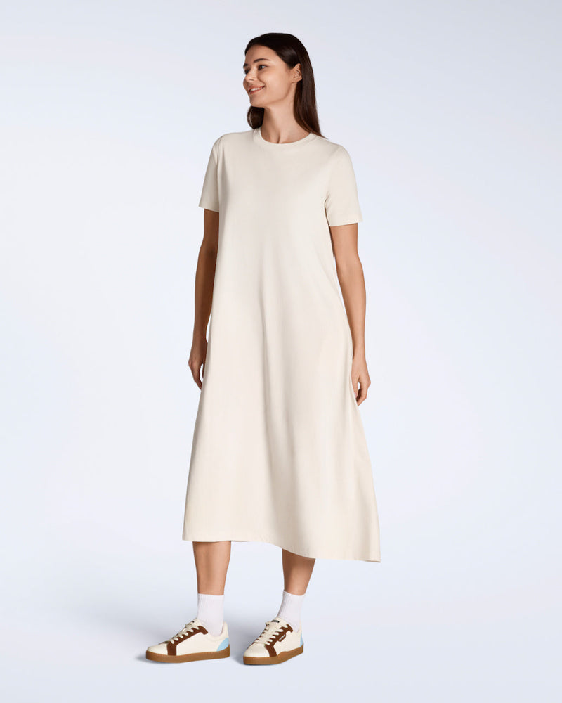Long Line Organic T-Shirt Dress