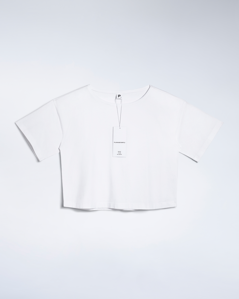 Wide Boat Neck Organic T-Shirt