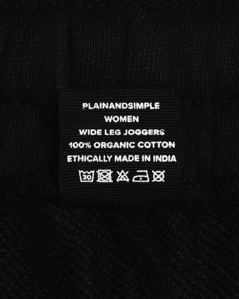Wide Leg Organic Joggers