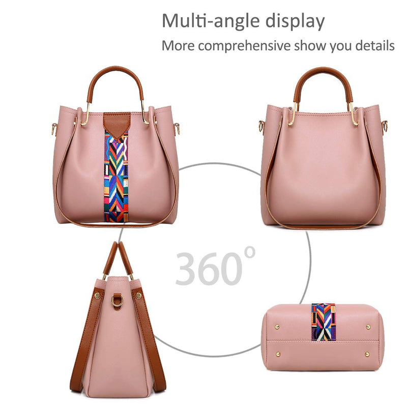 Women’s Handbag Set 4pcs Shoulder Crossbody Tote Purse Wallet Handbags Fashion