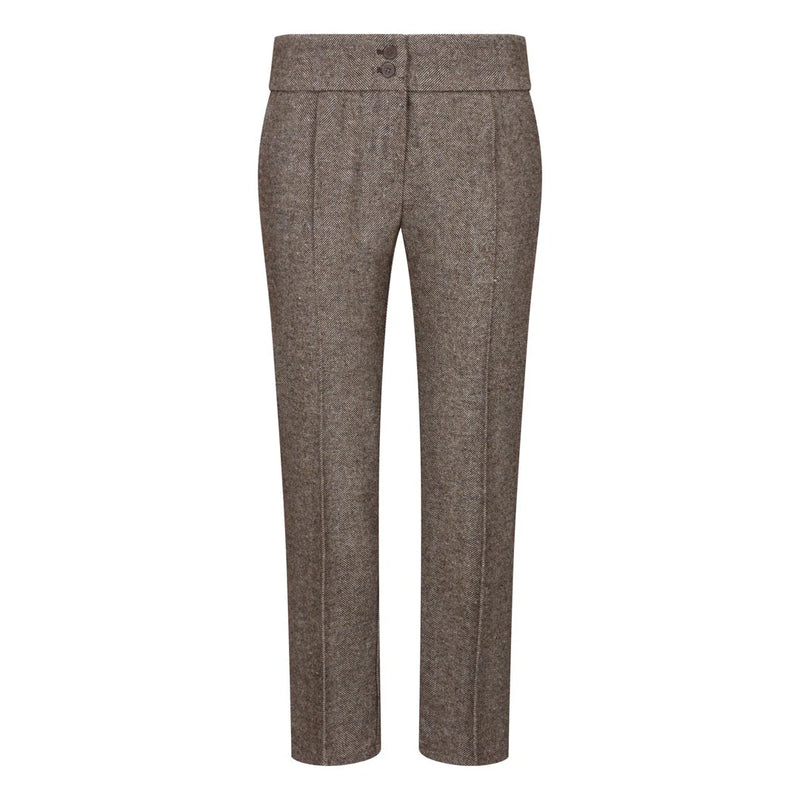 wsn06 - Women's 1920s Suit Tweed Blazer Waistcoat & Trousers