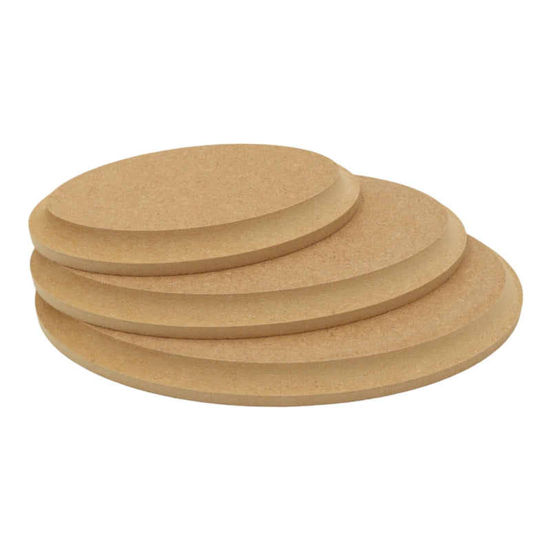 MDF Oval Plaque Shape - Cove Edge
