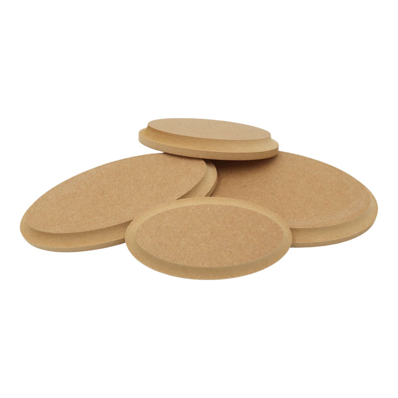 MDF Oval Plaque Shape - Cove Edge