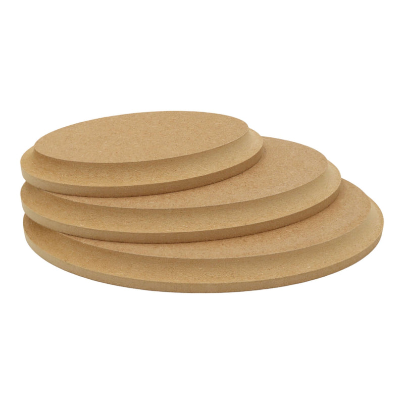 MDF Oval Plaque Shape - Cove Edge