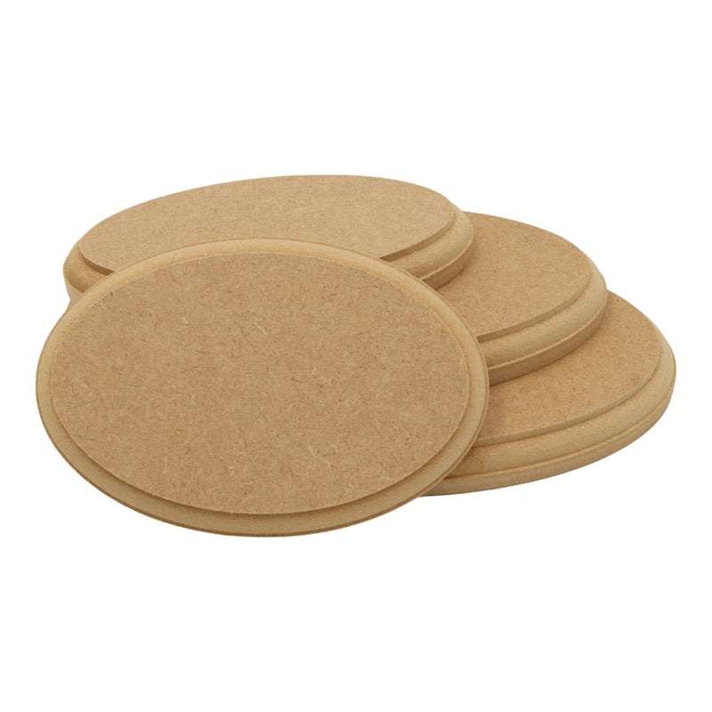 MDF Oval Plaque Shape - Ovolo Edge
