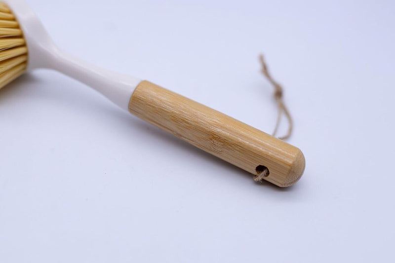 Bamboo Washing Up Brush Reusable 23cm Eco Kitchen Cleaner