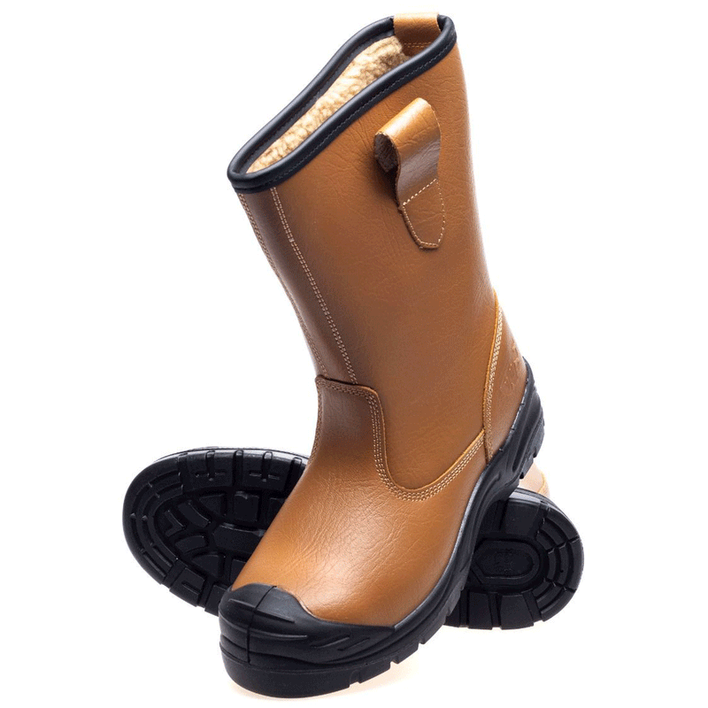 Worksite SS403SM Leather Rigger Safety Boot