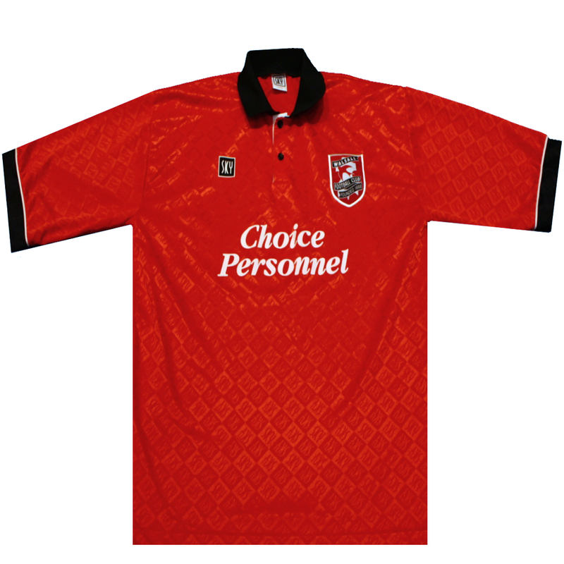 Walsall 1995-1996 Home Football Shirt (Excellent) XL