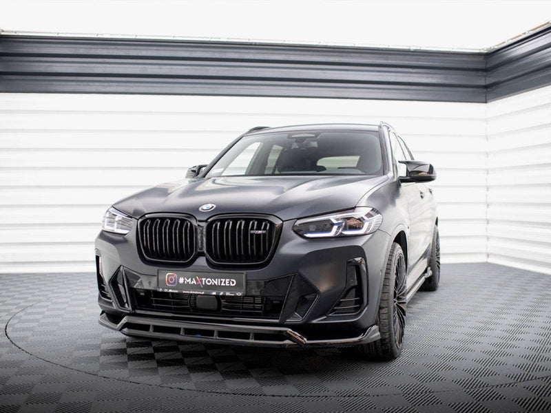 Maxton Design - Front Splitter BMW X3 M-Pack G01 Facelift / iX3 M-Pack G08 Facelift