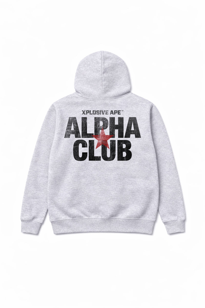 XAPE Alpha Club Hoodie - Heather Grey