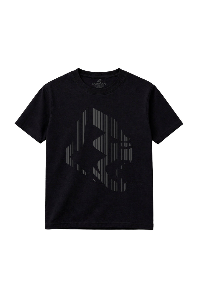 XAPE Apehead Barcoded Tee - Black