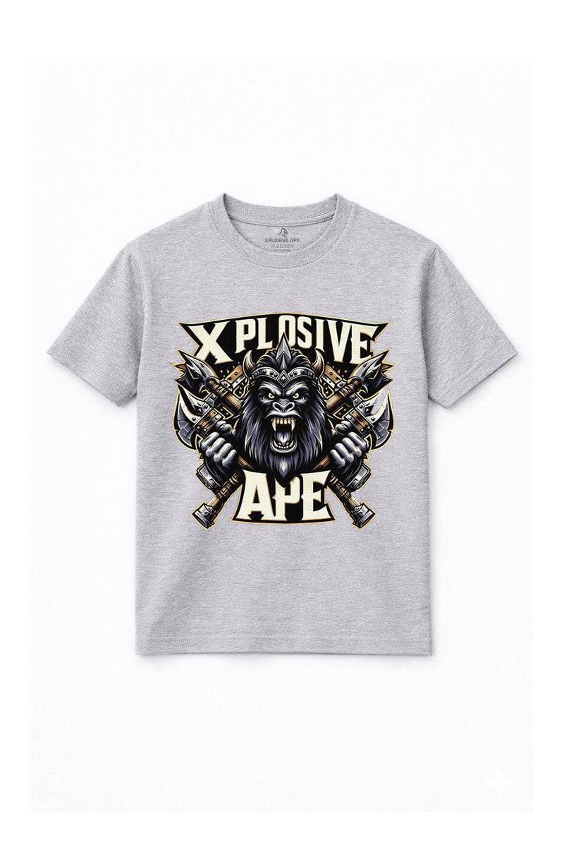 XAPE Battle Axe Tee - Sports Grey