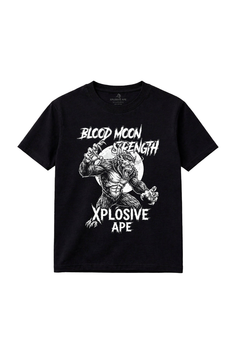 XAPE Blood Moon Strength Tee - Black