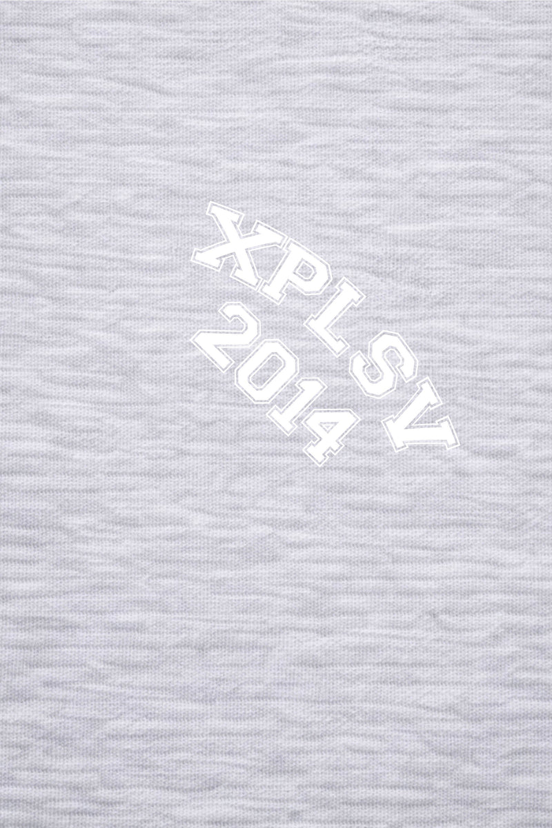 XAPE Campus Script Tee - Sports Grey